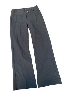 Grey pinstripe dress pants